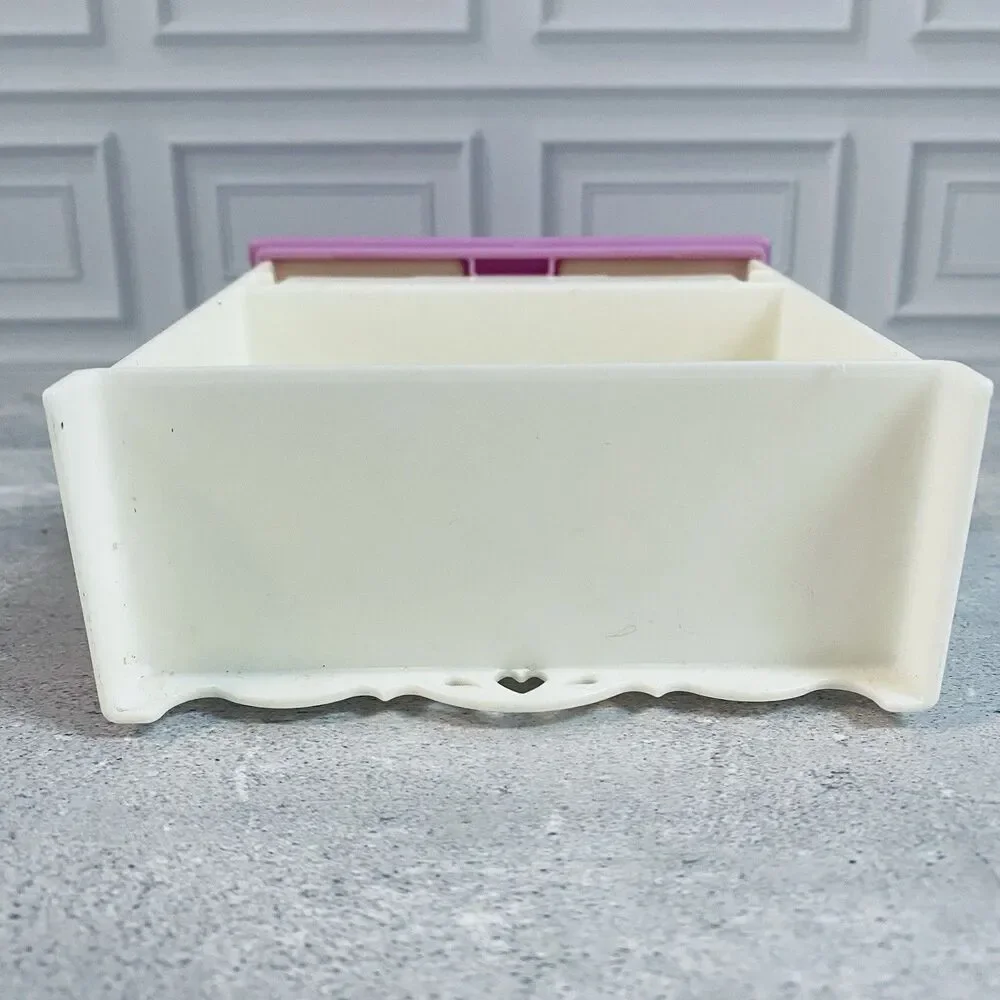 Vintage White And pink Barbie Kelly Doll Dresser